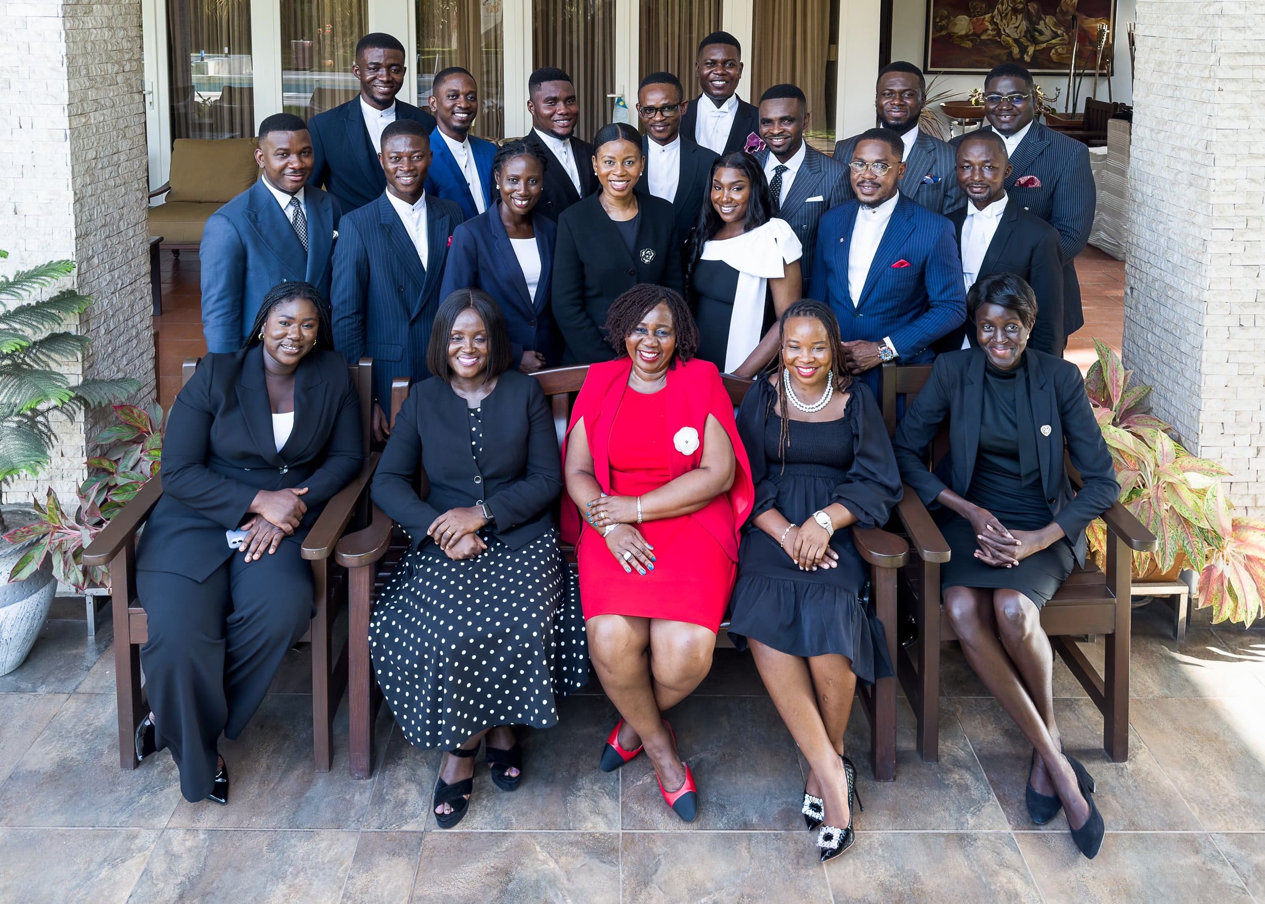 Ghanaian legal team group portrait
